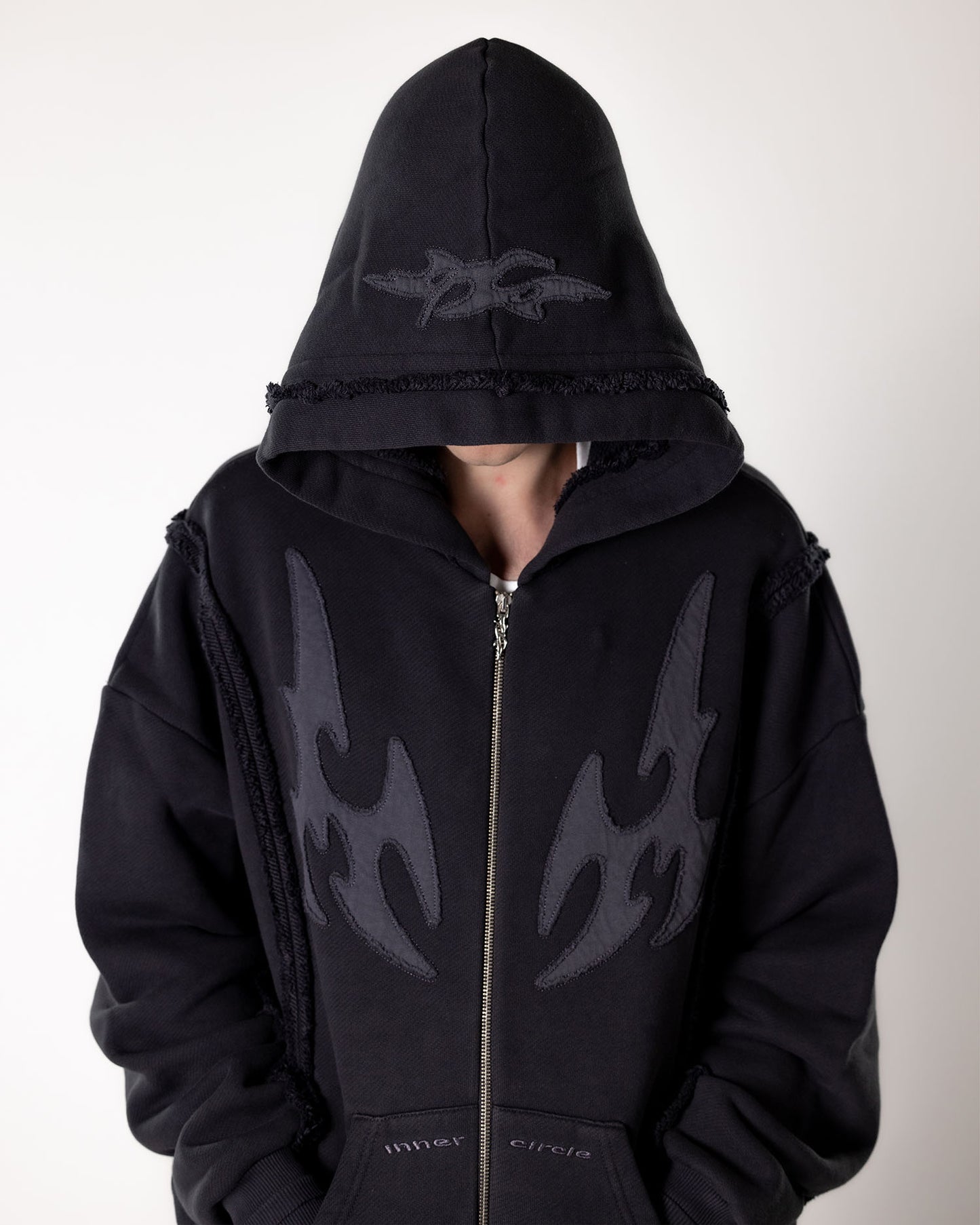 Inner Circle | Zip-Hoodie Anthracite